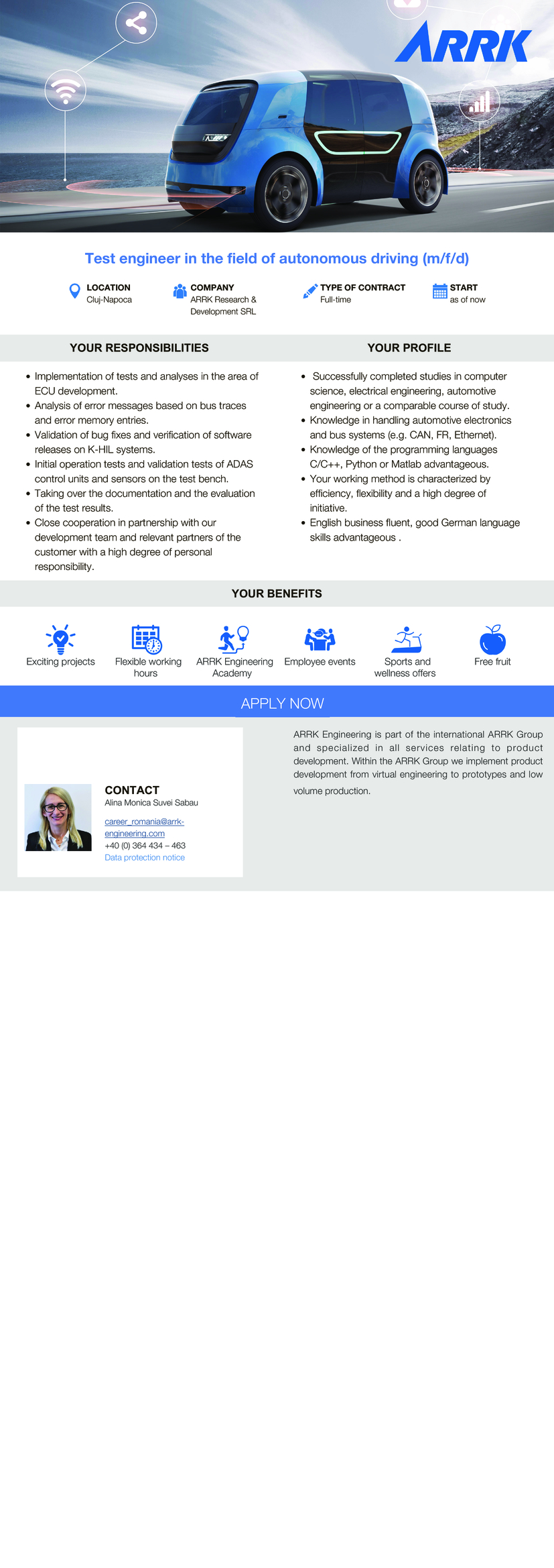Test engineer in the field of autonomous driving (m/f/d)