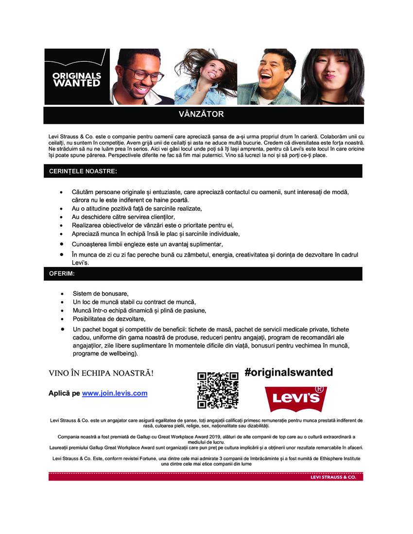 Consilier Vanzari Magazin - Fashion Outlet