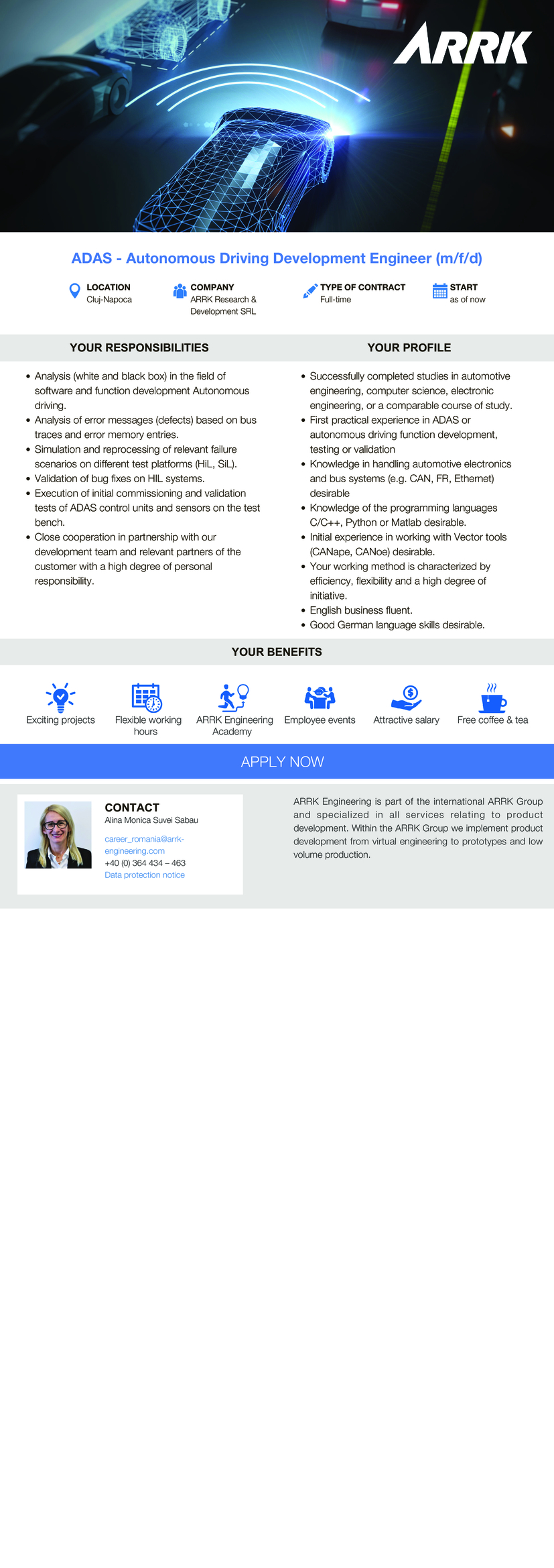 ADAS - Autonomous Driving Development Engineer (m/f/d)
