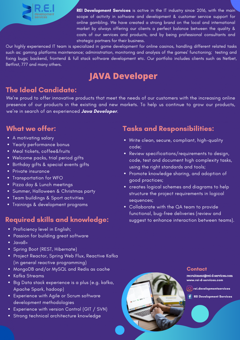 JAVA Developer