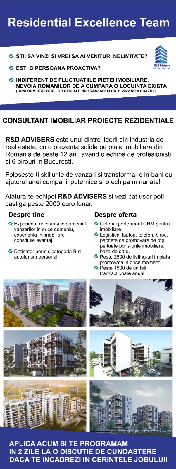 Consultant Imobiliar Proiecte Rezidentiale Bucuresti