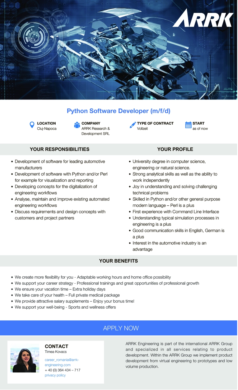 Python Software Developer (m/f/d)