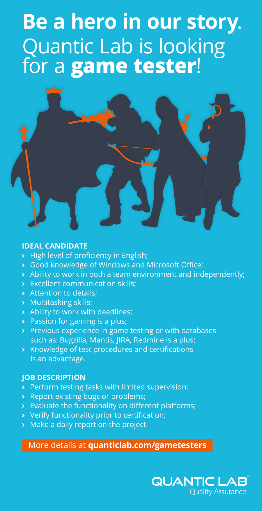 Game Tester (Cluj-Napoca Office)