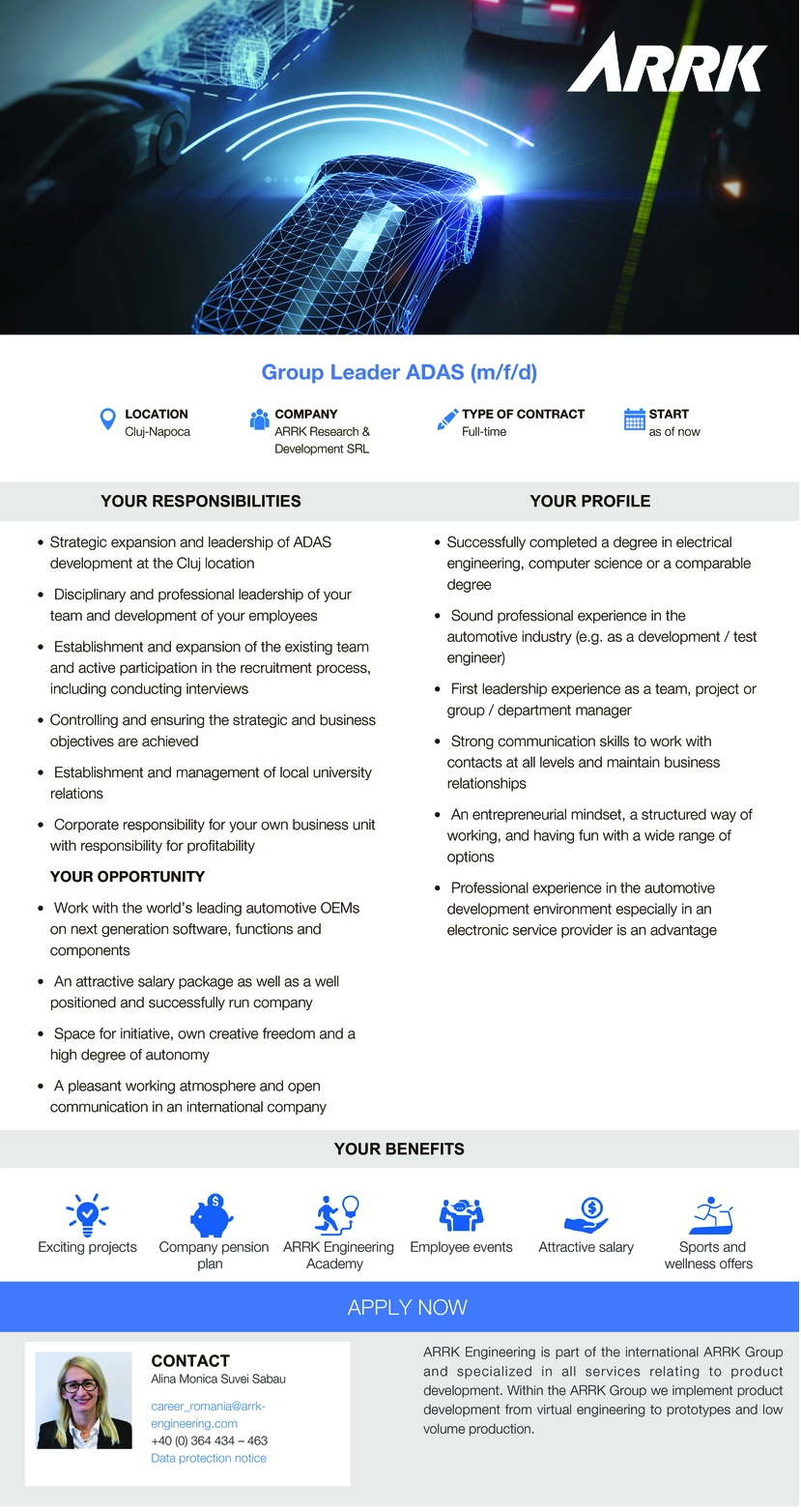Group Leader ADAS (m/f/d)