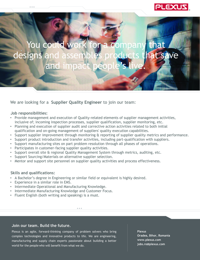 Supplier Quality Engineer