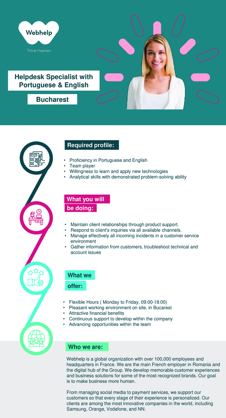 Helpdesk Specialist with Portuguese & English