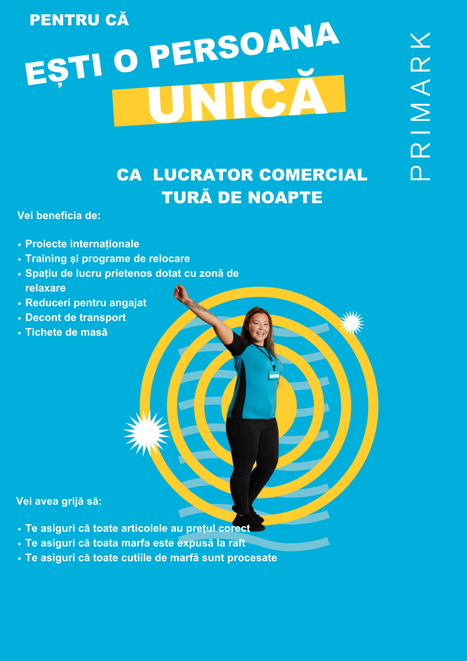 Lucrator Comercial-Tura de noapte