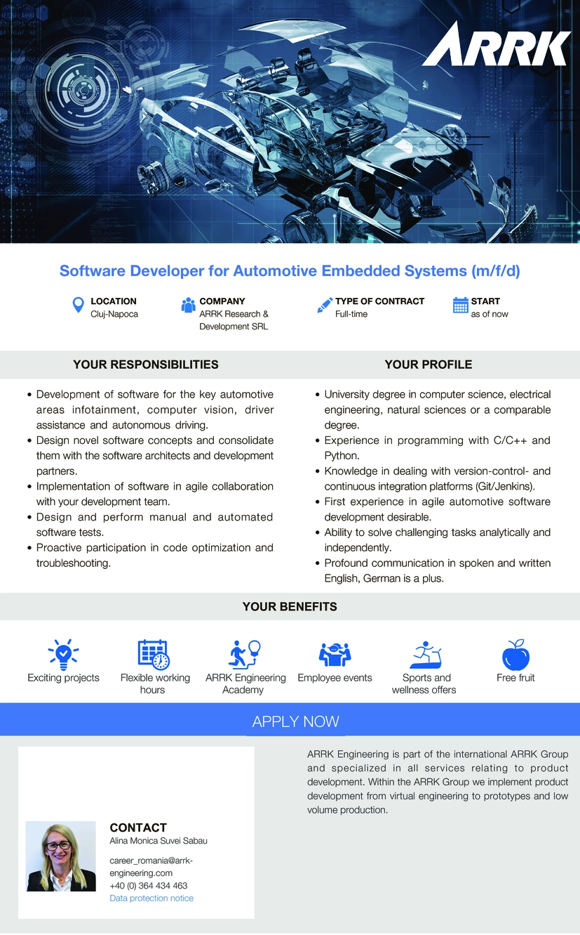 Software Developer for Automotive Embedded Systems (m/f/d)