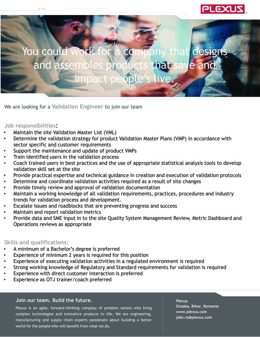 Validation Engineer
