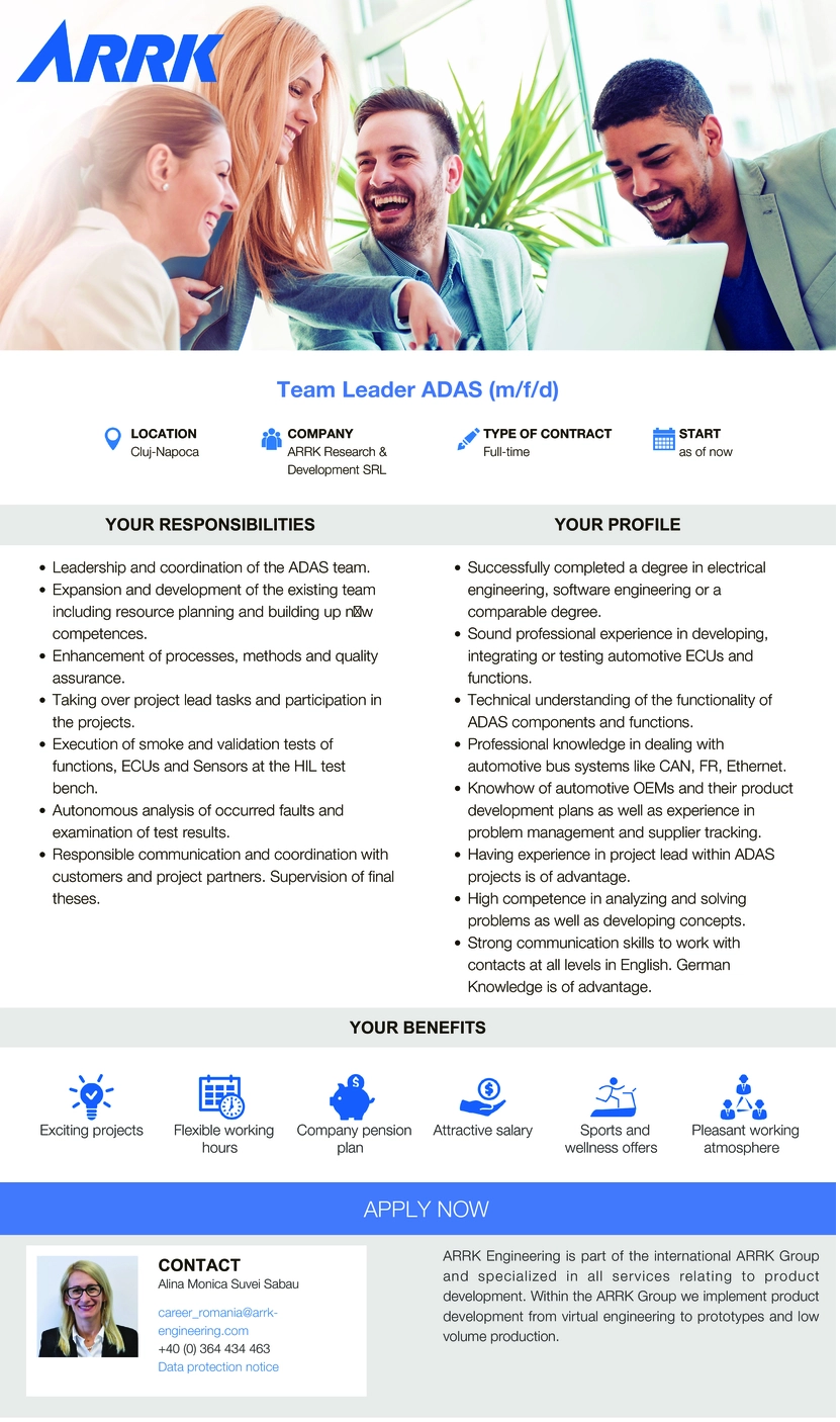 Team Leader ADAS (m/f/d)