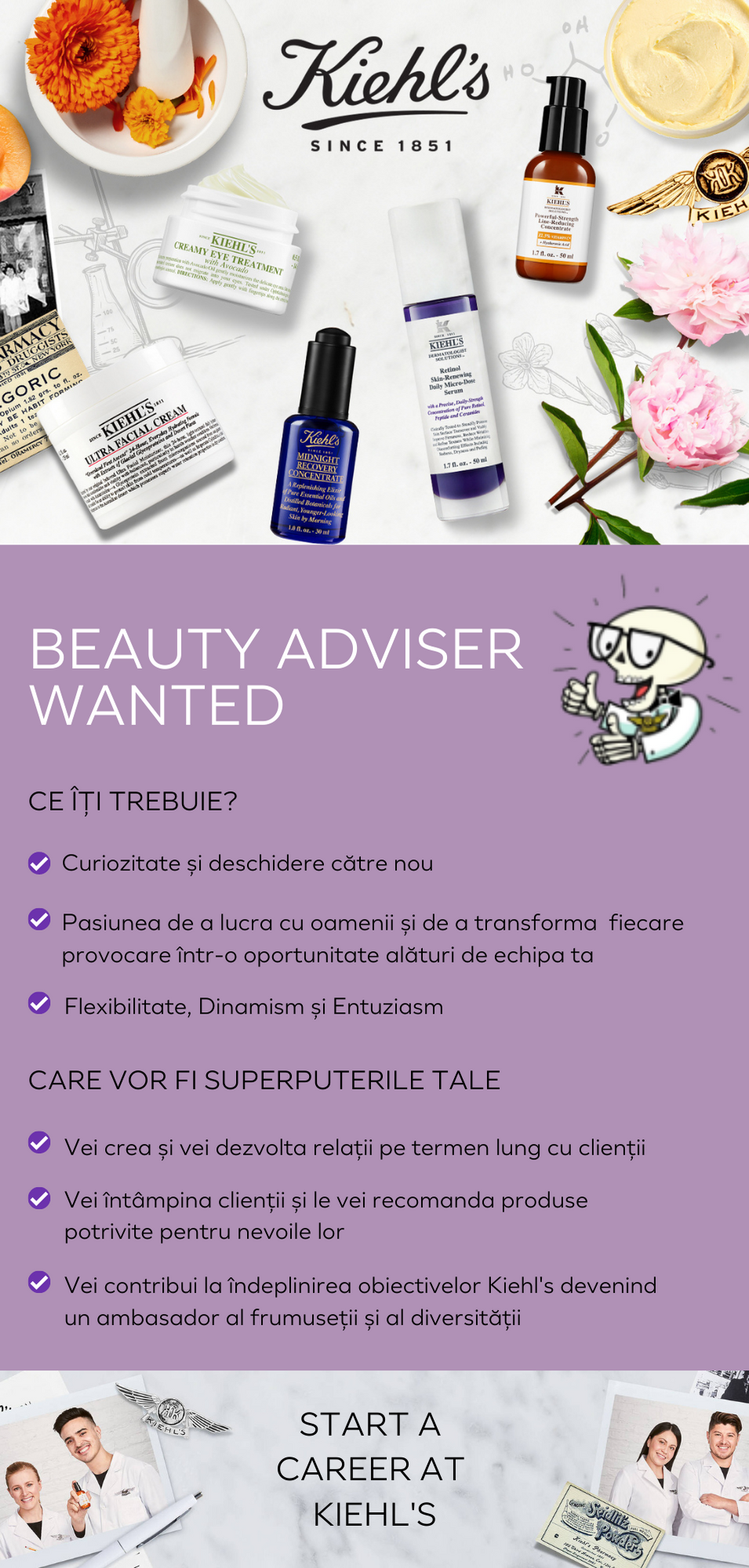 Consultant Vanzari - Kiehl's Promenada Mall