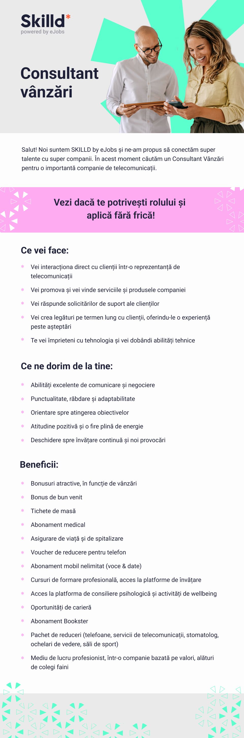 Consultant Vanzari