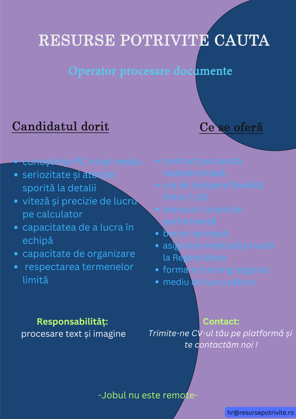Operator procesare documente