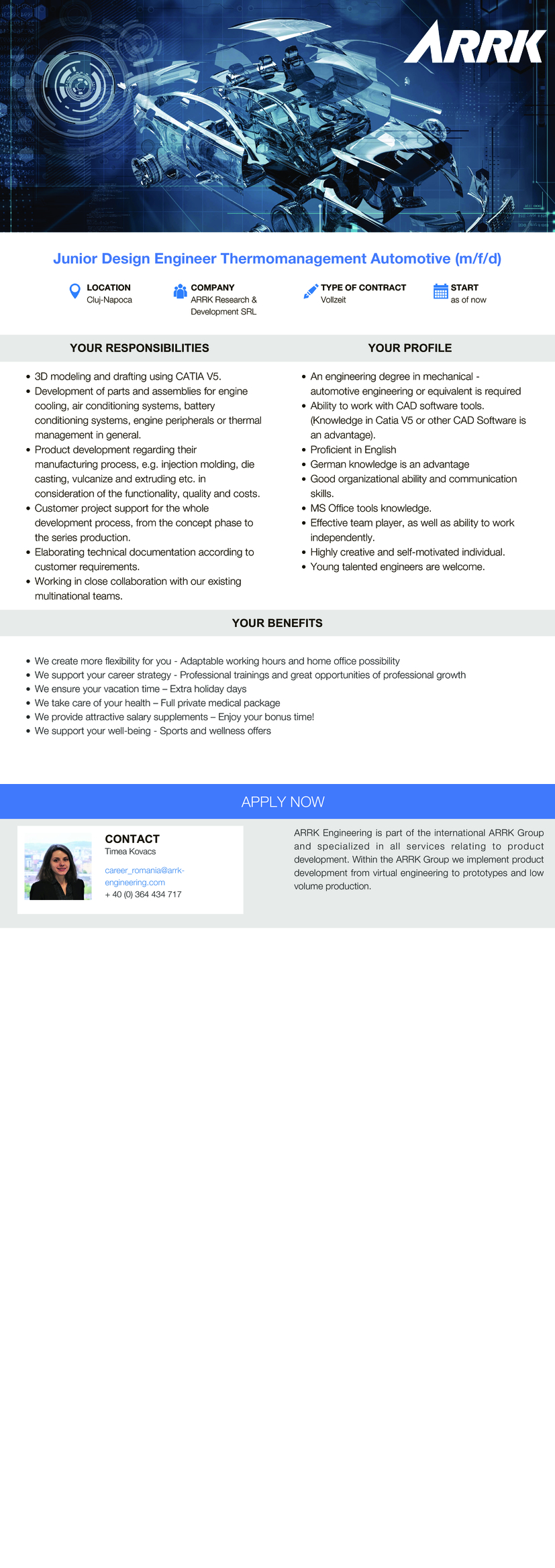 Junior Design Engineer Thermomanagement Automotive (m/f/d)