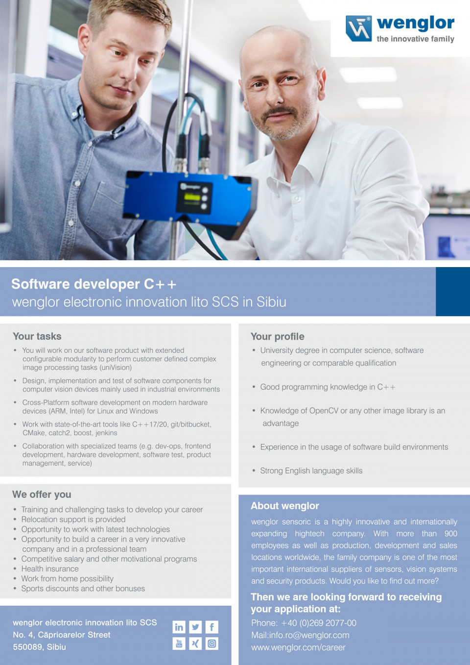Software developer C++
