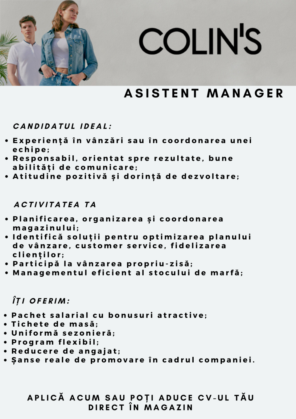 ASISTENT MANAGER