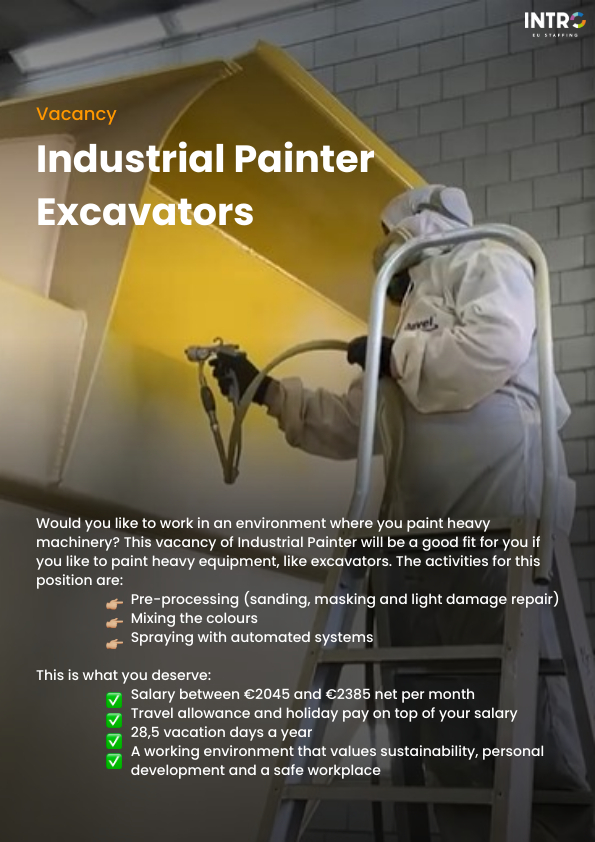 Industrial Painter Excavators /Vopsitor industrial excavator
