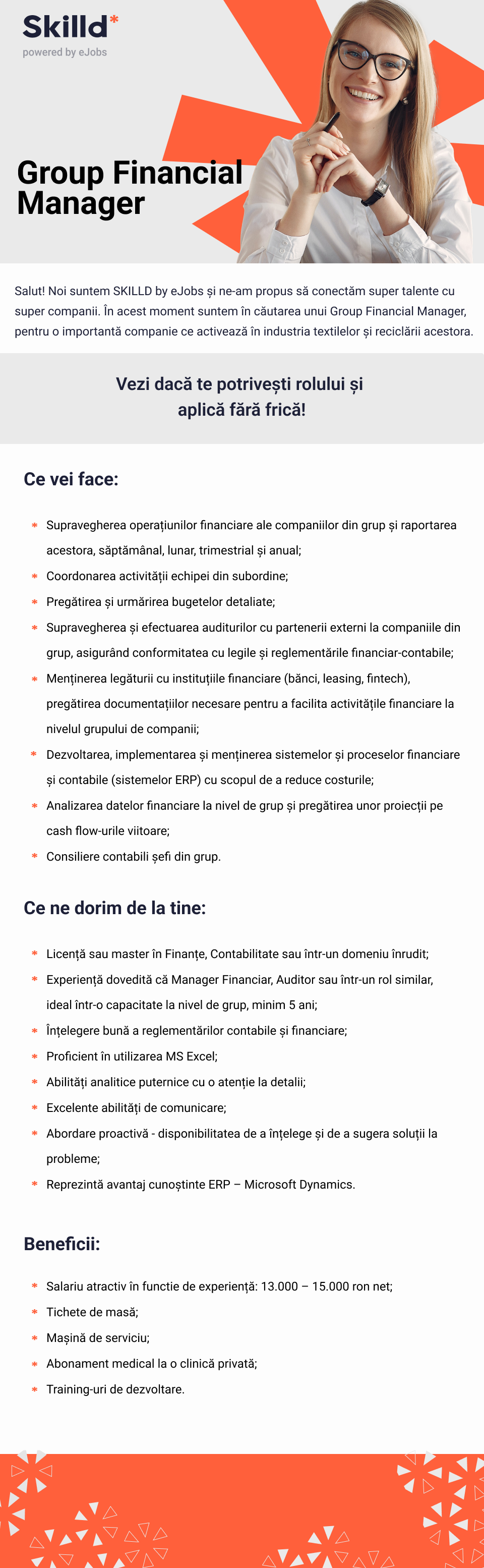 Group Financial Manager