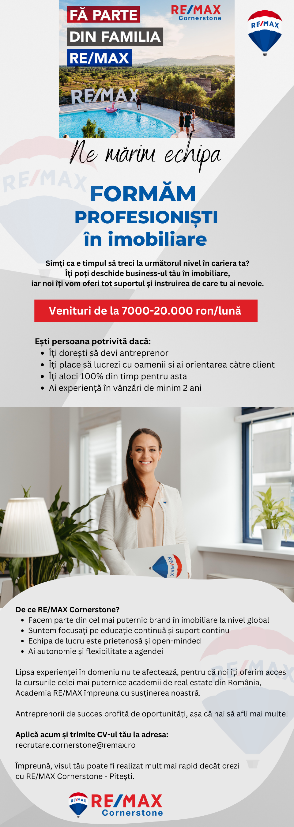 Consultant imobiliar - câstiguri de la 1500€