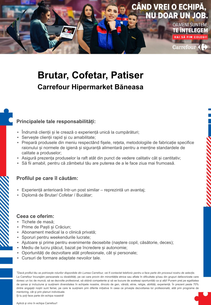 Brutar, Patiser & Cofetar - Carrefour Hypermarket Baneasa