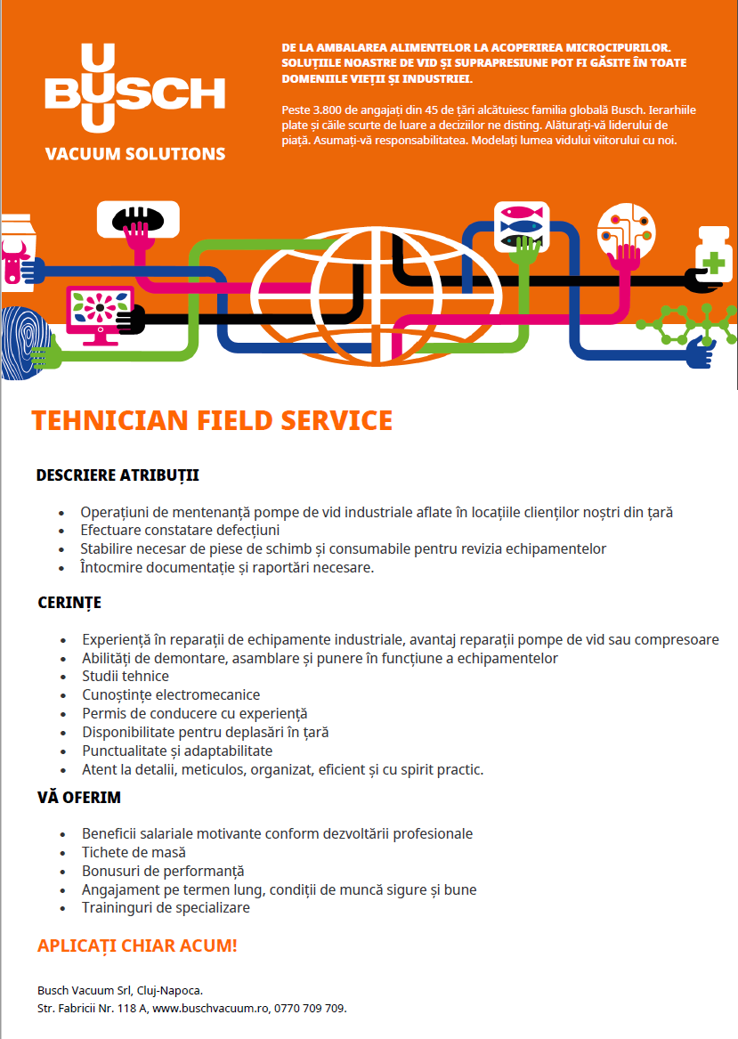 Tehnician Field Service