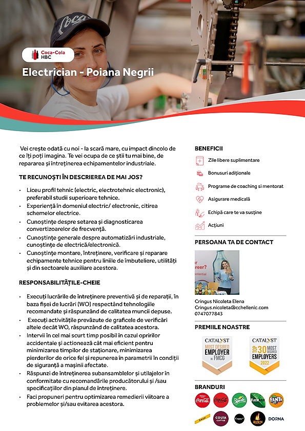 Electrician - Poiana Negrii