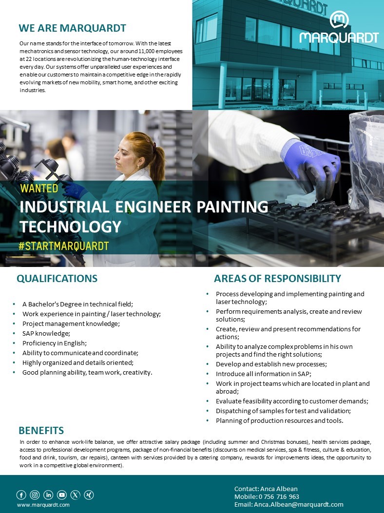 Industrial Engineer Painting Technology