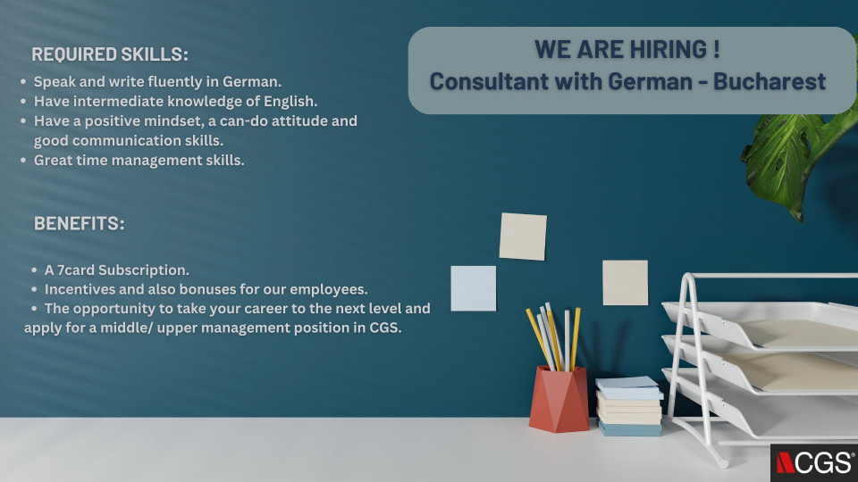 Consultant with German - Bucharest