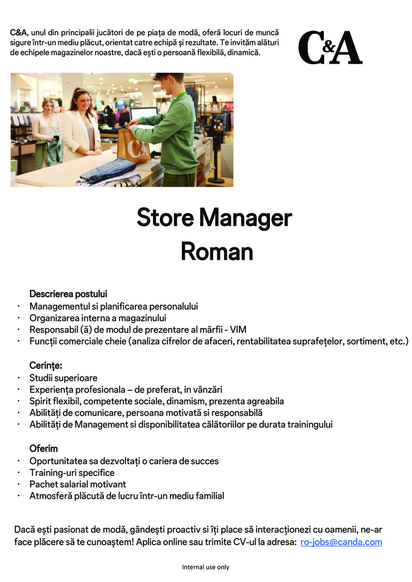 Store Manager Roman