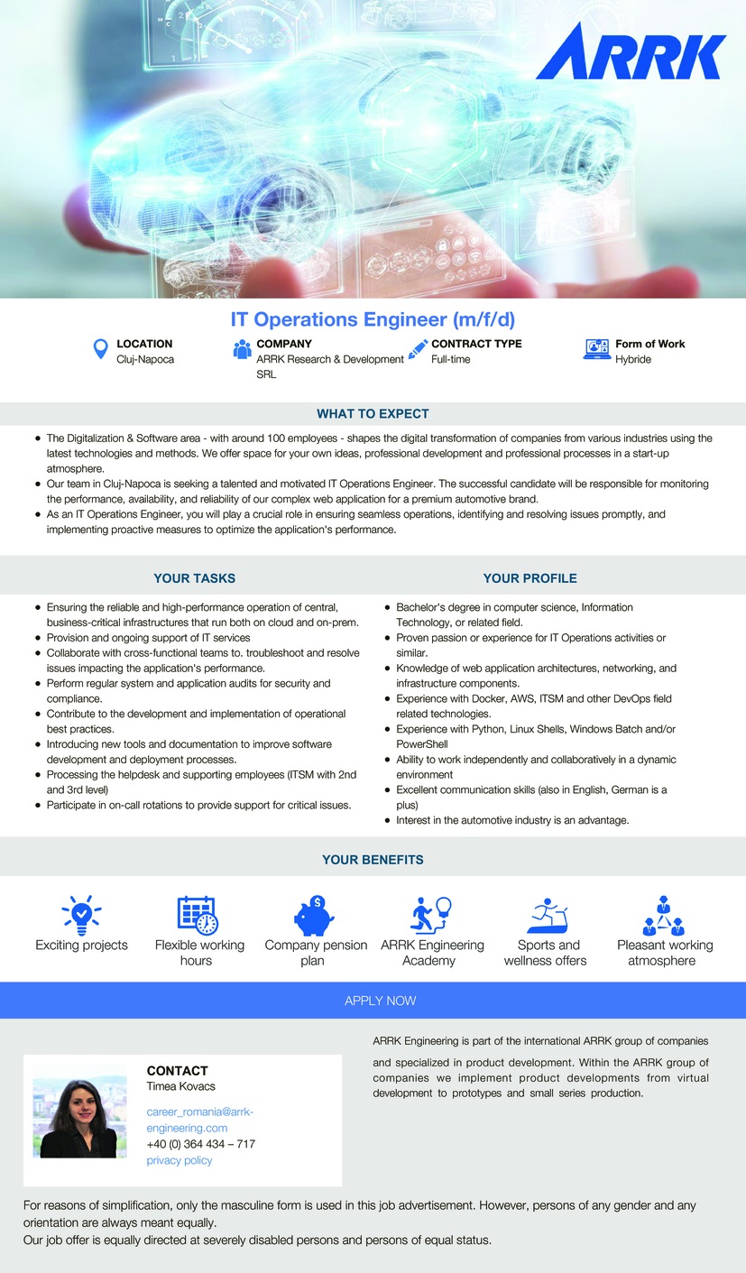 IT Operations Engineer (m/f/d)