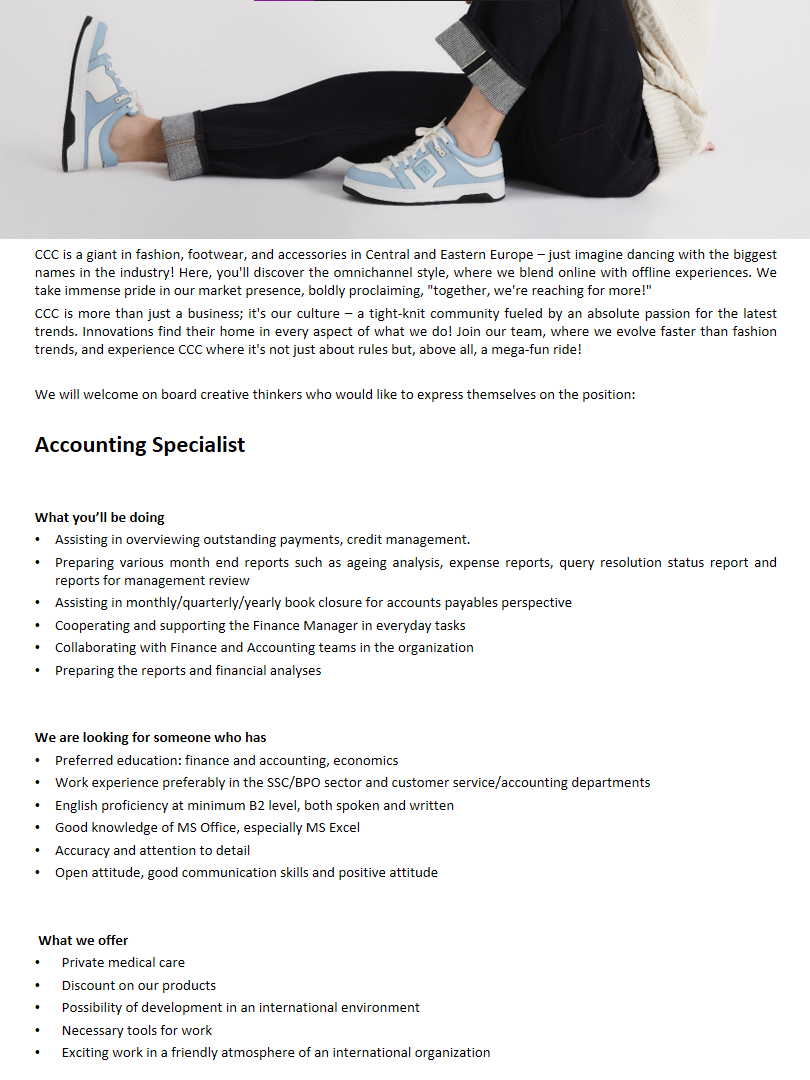 Accounting Specialist