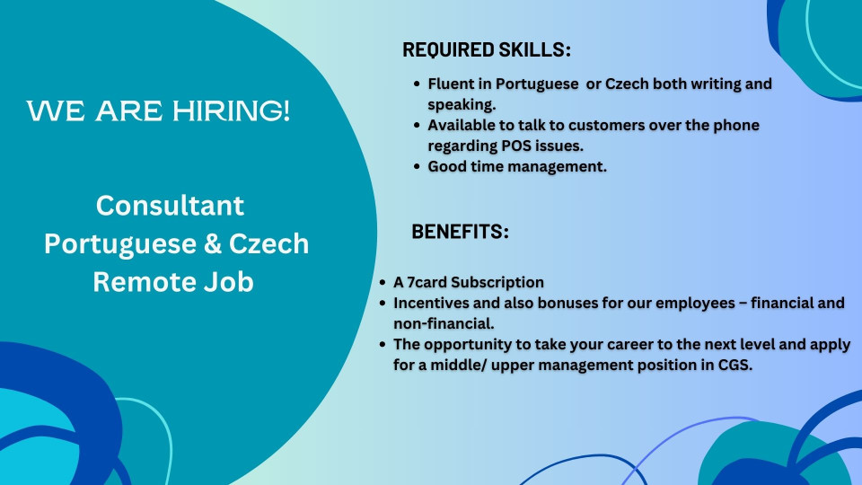 Consultant with Czech or Portuguese - Remote Job