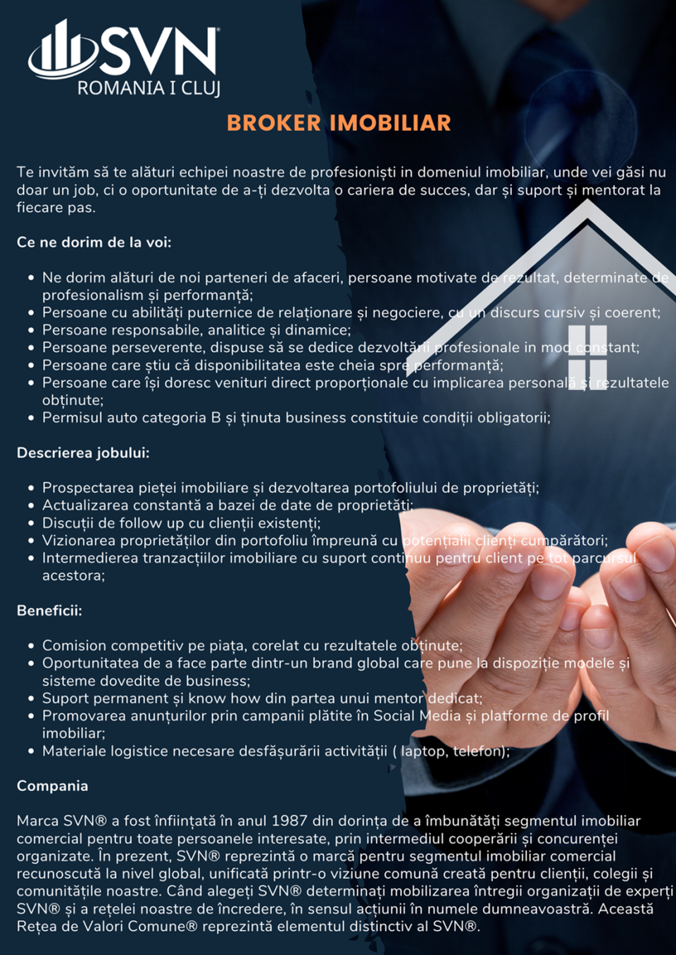 Broker imobiliar / Agent imobiliar