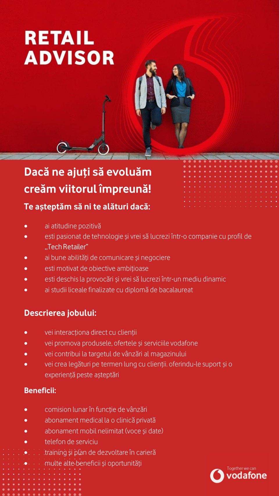 Sales Advisor - Vodafone Store Bucuresti Iris