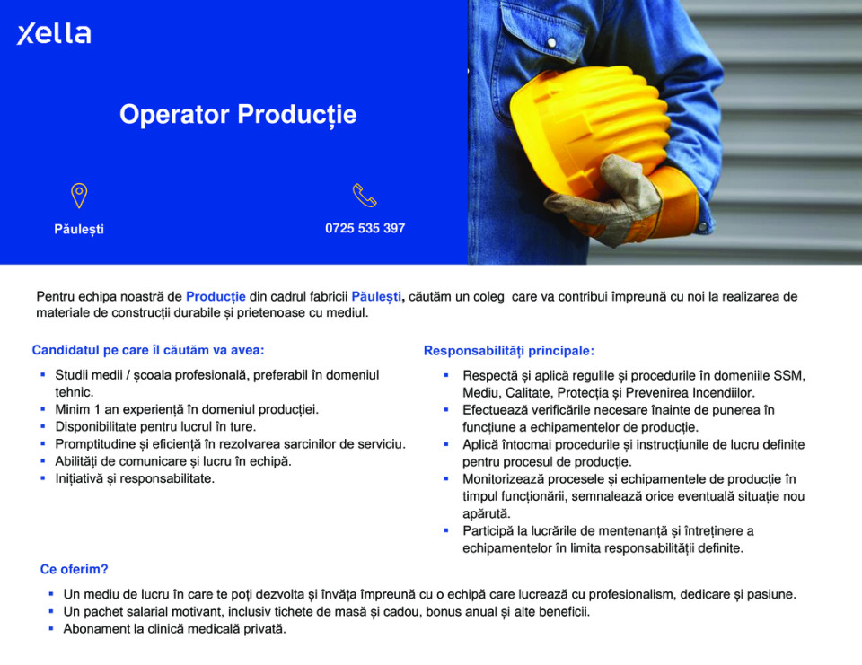 Operator Productie