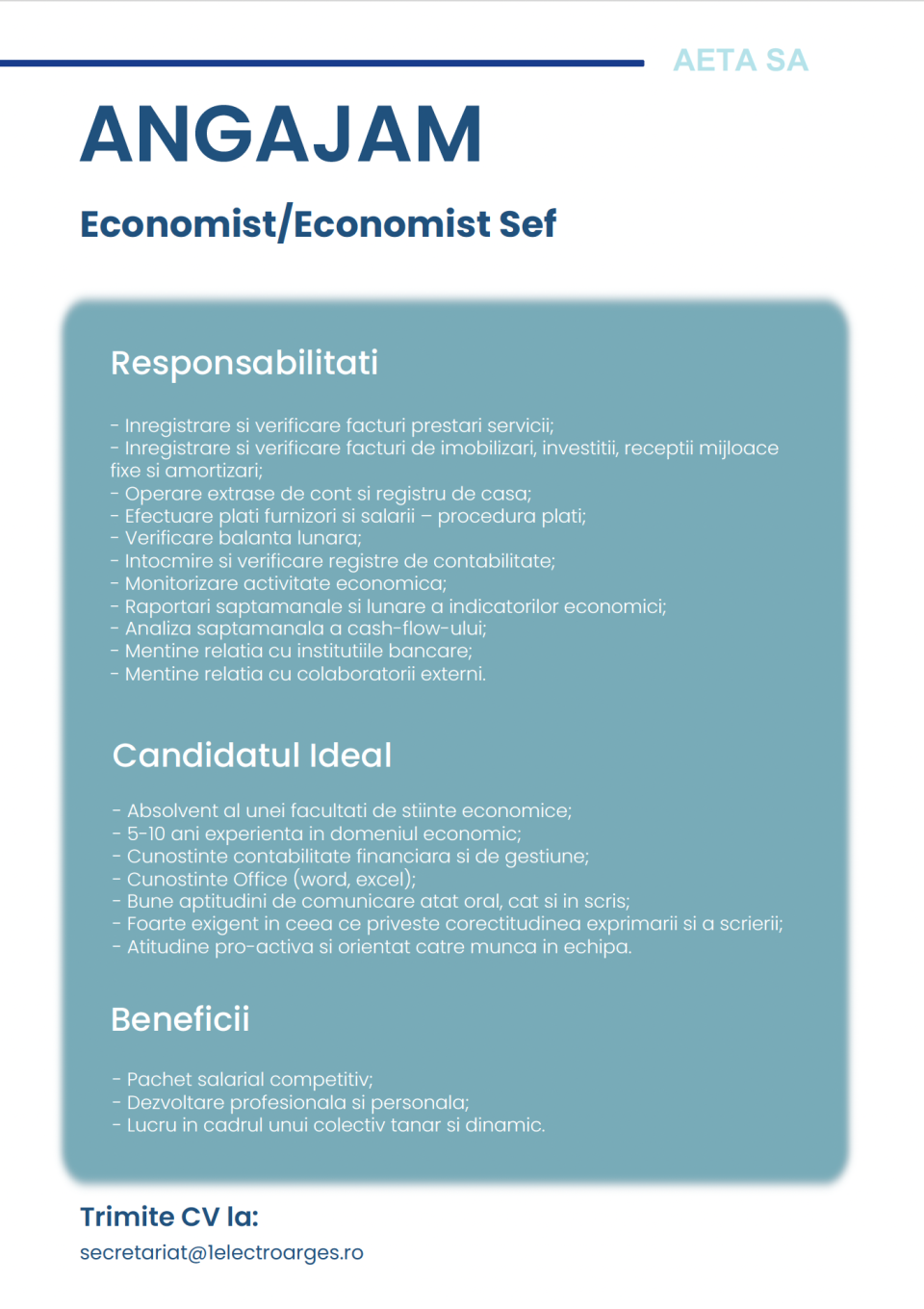 Economist/Economist Sef