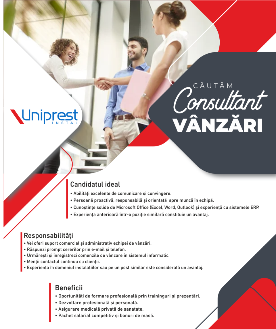 Consultant Vanzari