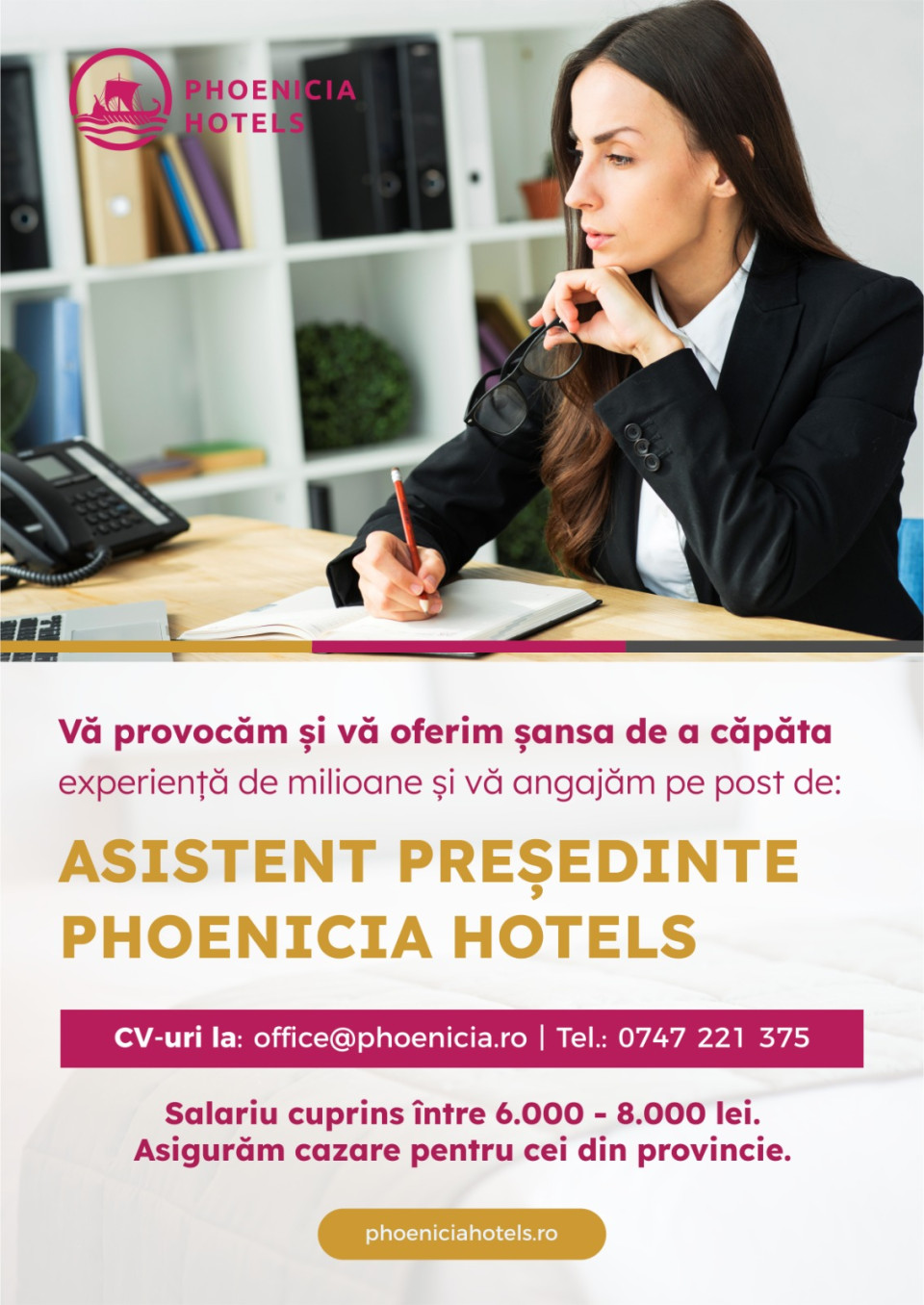 Asistent Presedinte Phoenicia Hotels