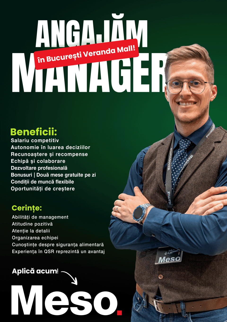 Manager Restaurant - Mesopotamia Bucuresti Veranda Mall