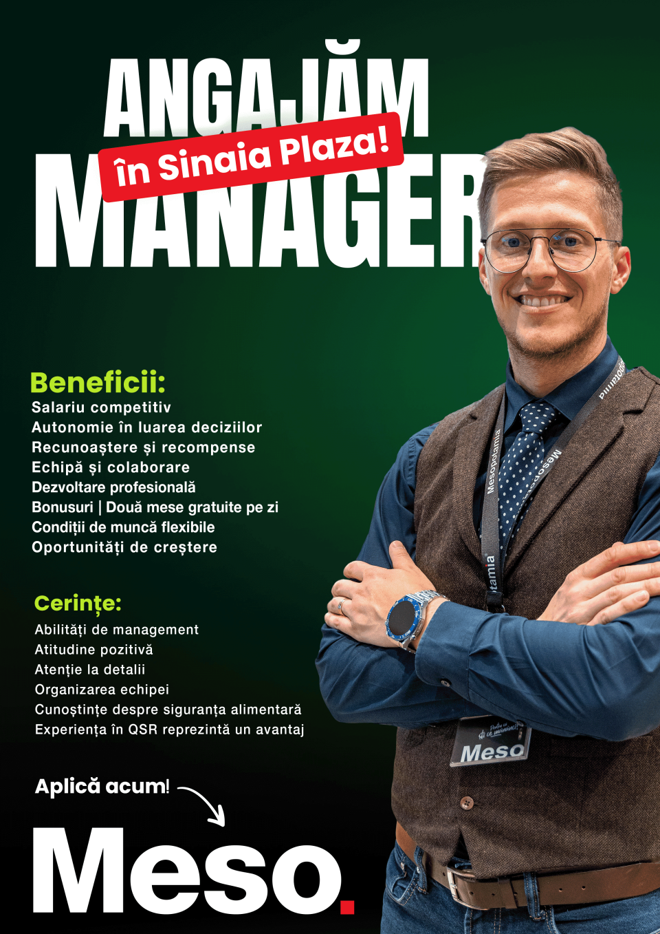 Manager Restaurant - Mesopotamia Sinaia Plaza