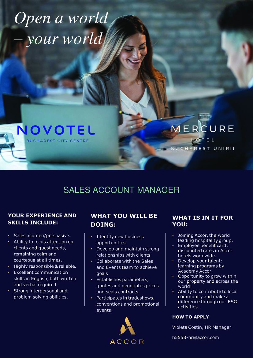 SALES  ACCOUNT MANAGER