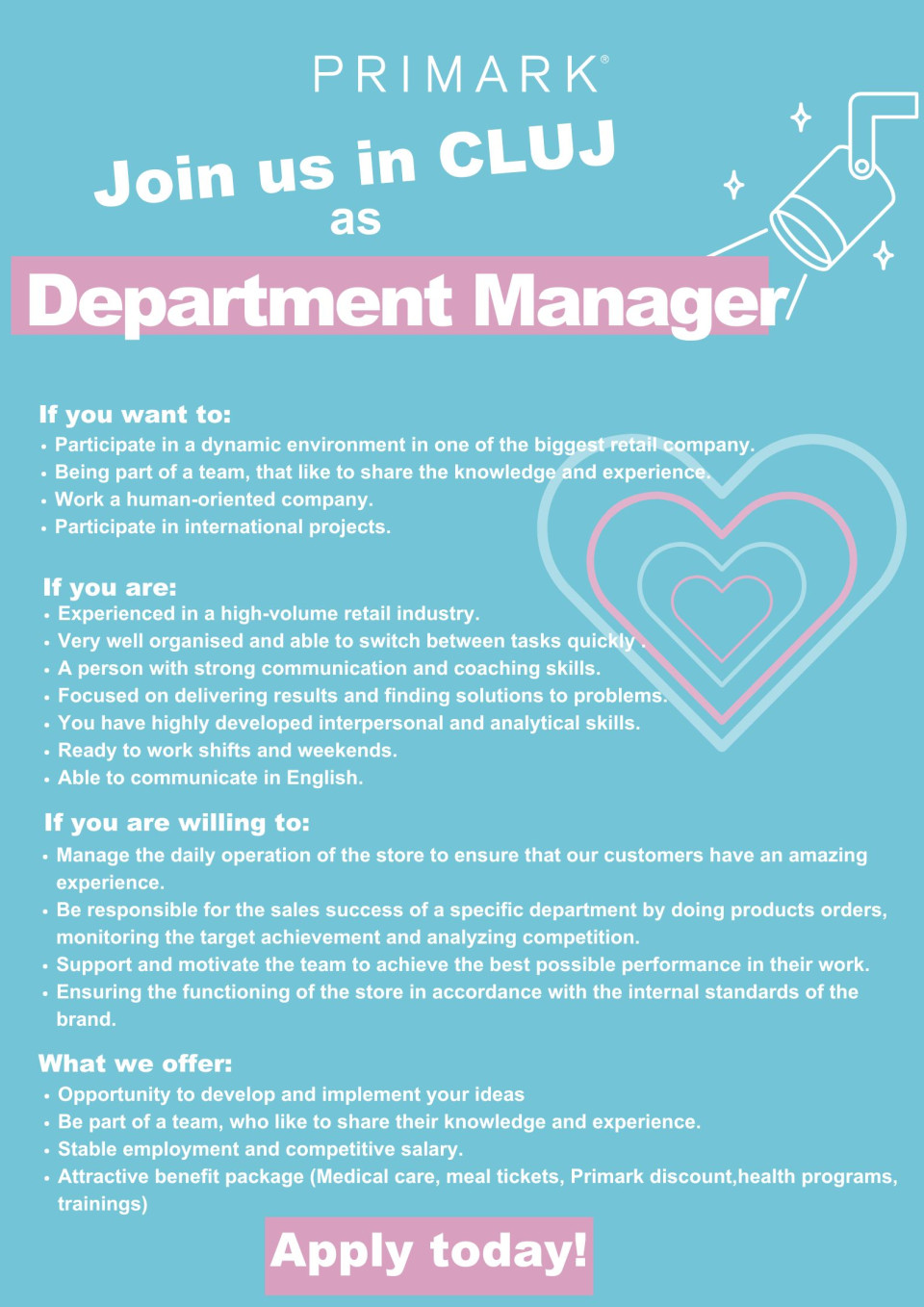 Department Manager