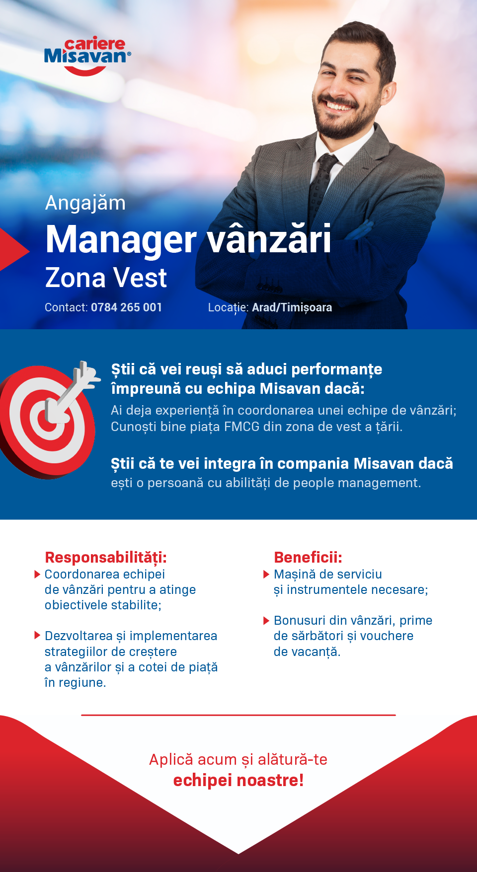 Manager vanzari echipa FMCG