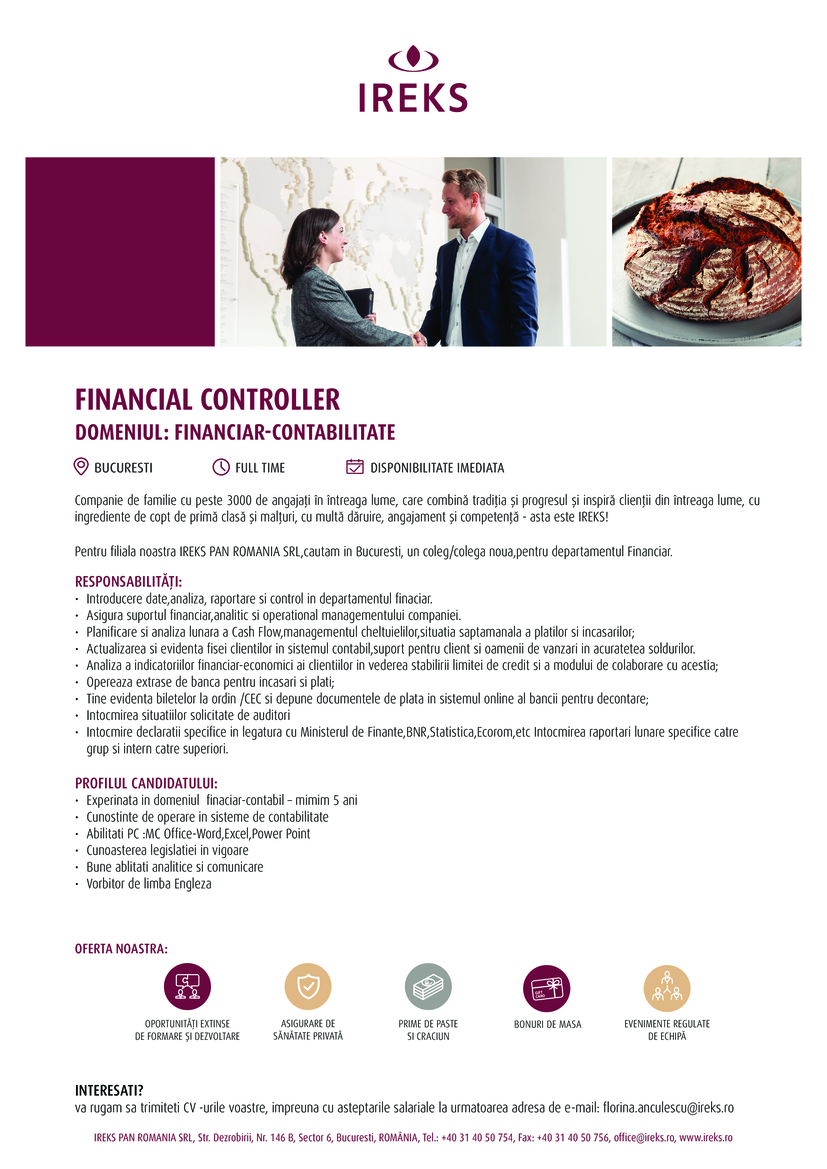 FINANCIAL CONTROLLER