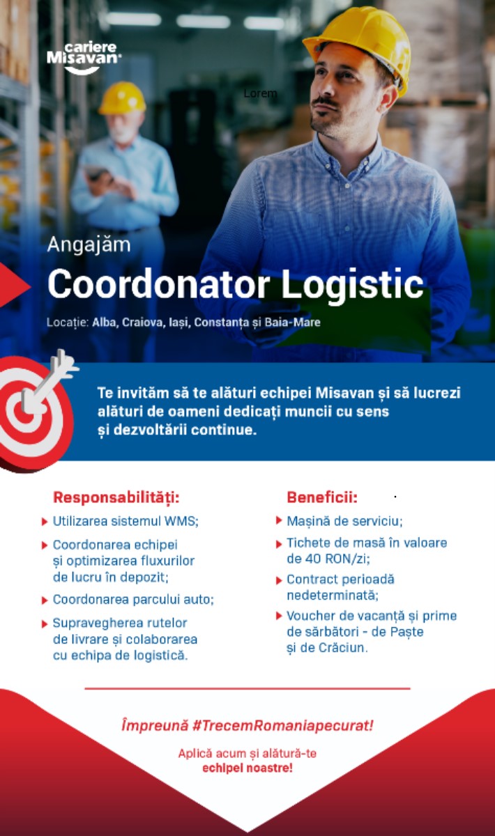 Coordonator Logistic