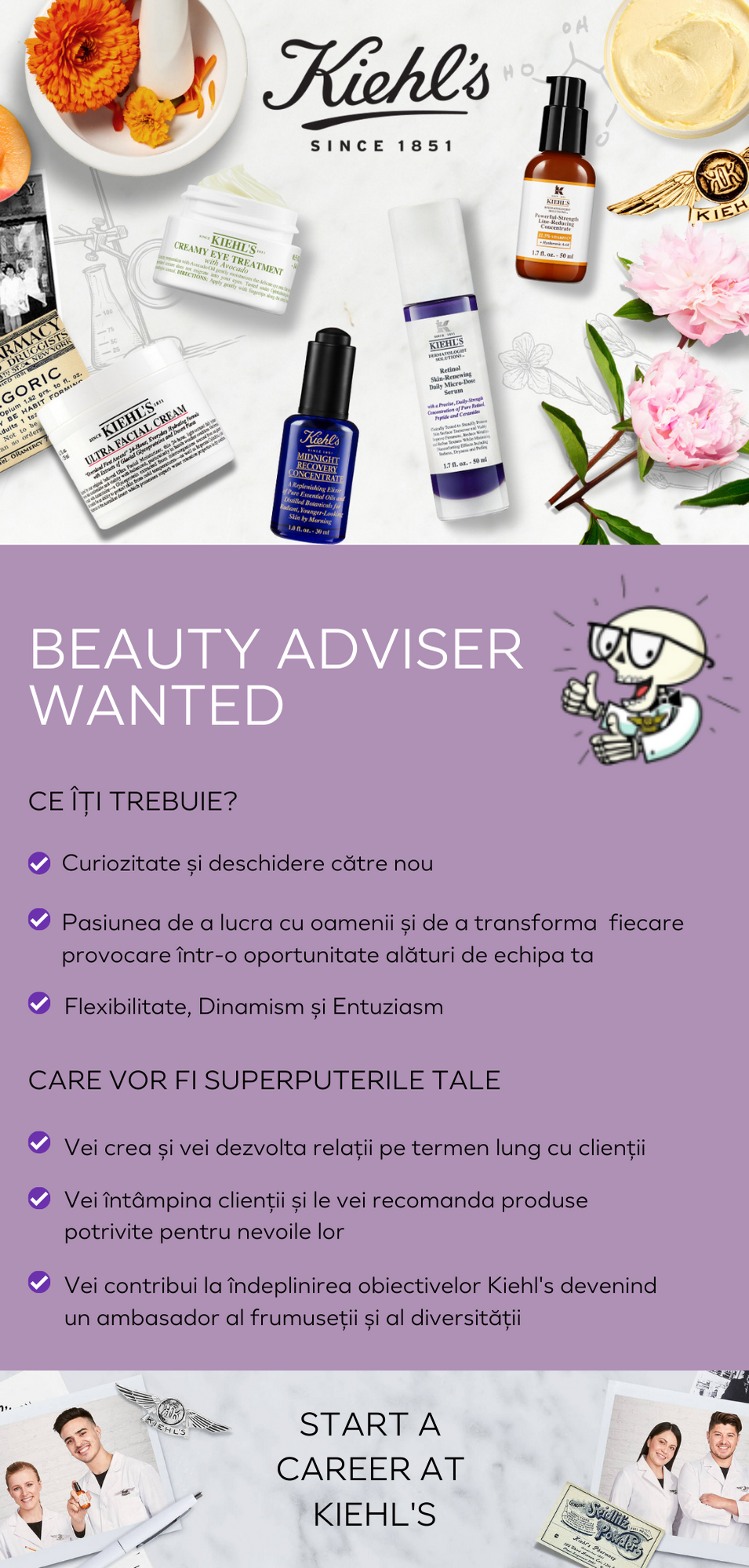 Consultant Vanzari Kiehl's Timisoara