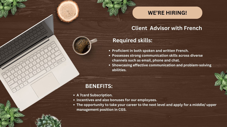 Client Advisor with French -  Bucharest