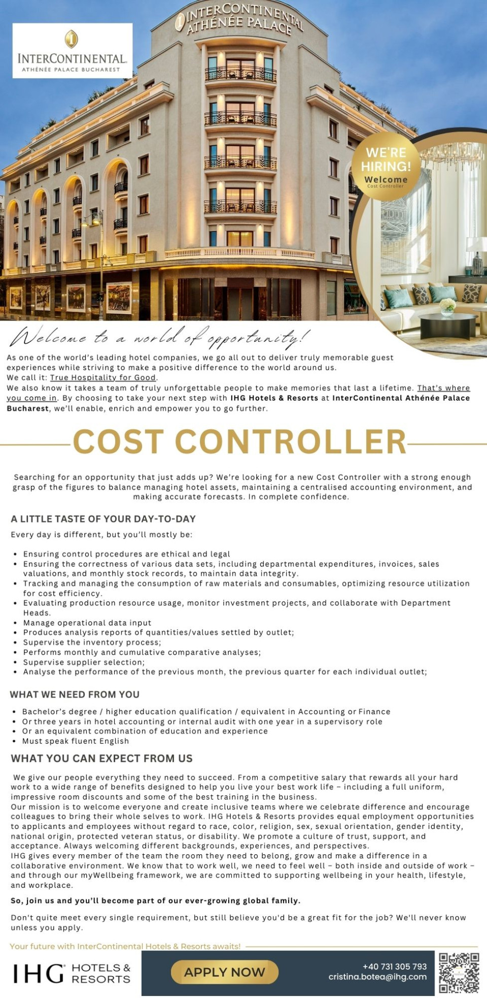 Cost Controller