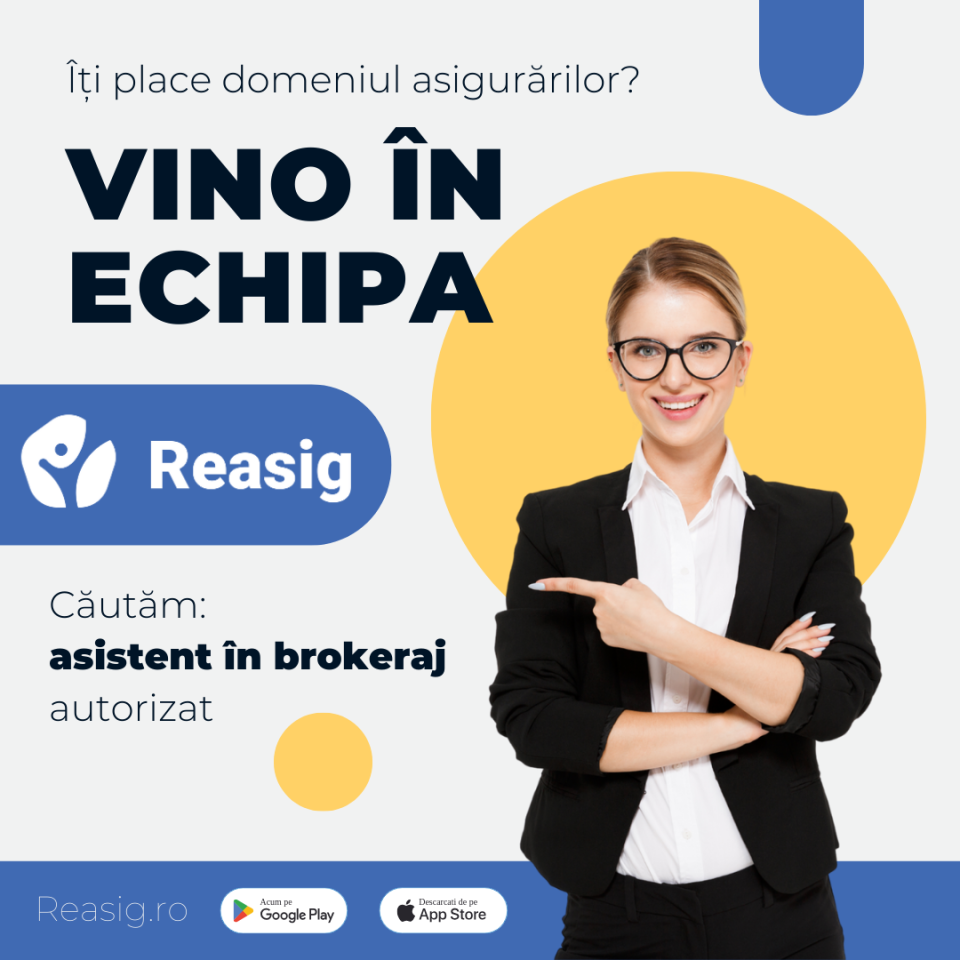 Referent / Consultant asigurări - asistent în brokeraj