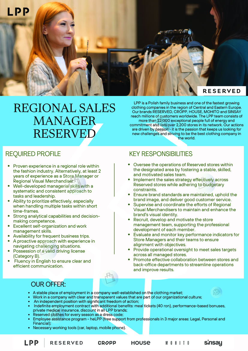 Regional Sales Manager Reserved